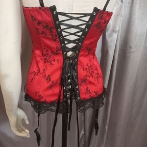 Sexy red corset